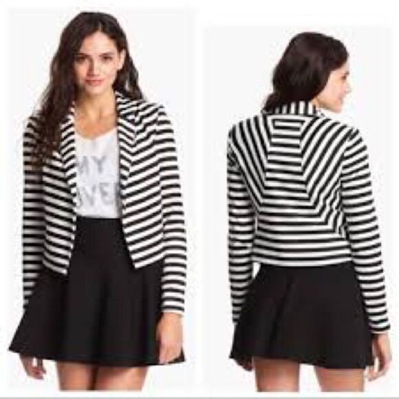 NWT Robbi & Nikki By Robert Rodriguez Op-Art Stripe Blazer Jacket Size Small - Picture 4 of 4